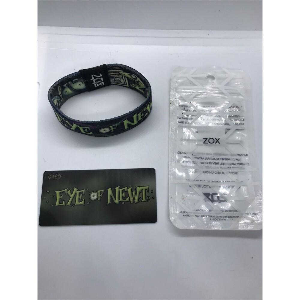 🎃 ZOX 2018 LE Halloween Pack Eye OF Newt Strap Band Wristband #0460 Free Ship